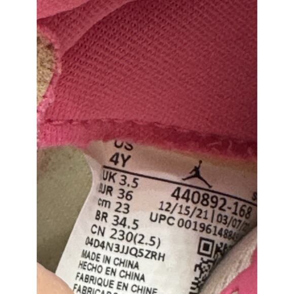 Size 4y Jordan 5 Retro WNBA Pinkscile 440992-168 bs916 - Picture 7 of 7